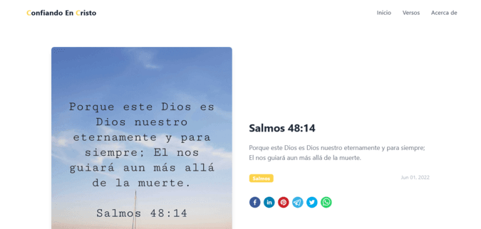 Confiando En Cristo